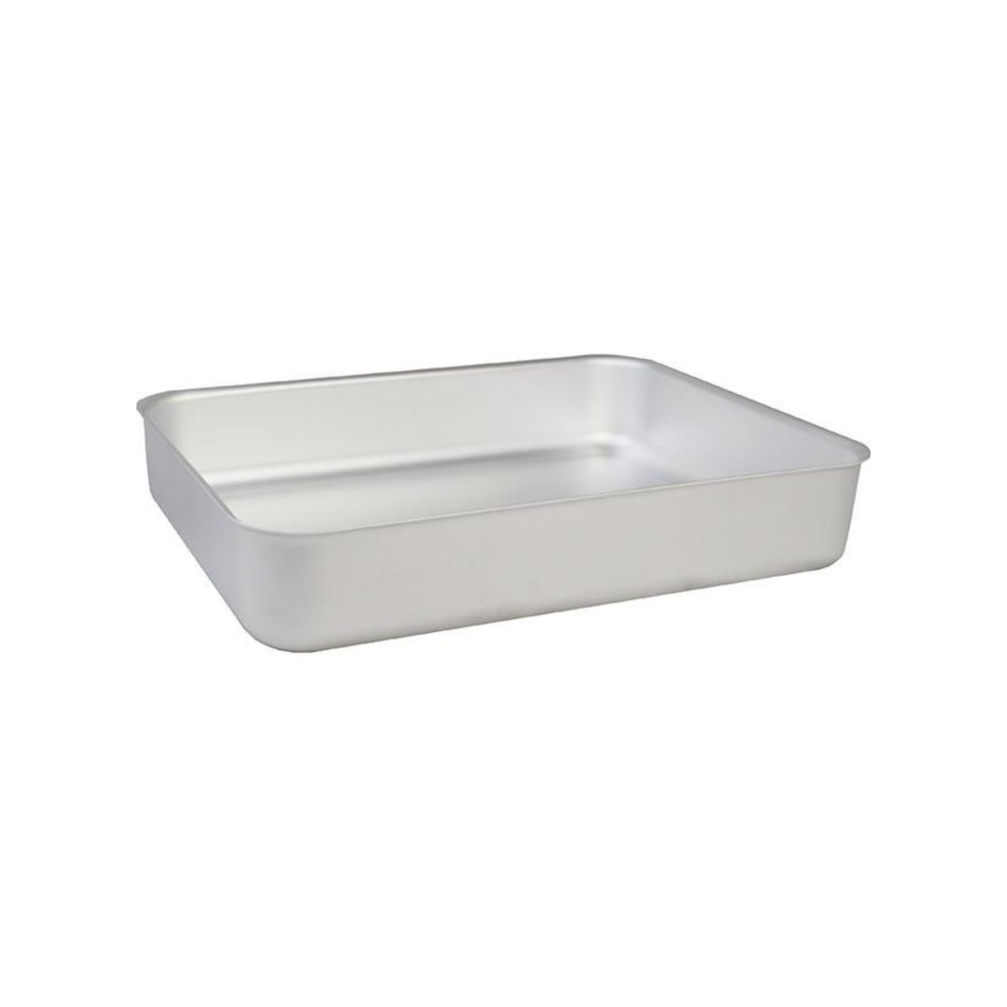 Heavy Duty Hard Aluminium Baking Pan - Professional Catering Grade Oven Tray for Cooking, Roasting & Baking with Fast Even Heat Distribution - 70mm Deep - 14.5in x 10.5in x 2.75in - 5.6L