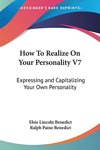 How To Realize On Your Personality V7: Expressing and Capitalizing Your Own Personality