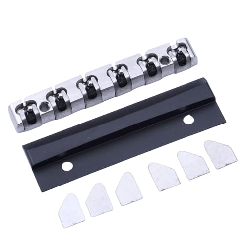 KHLESBY Stainless Steel Roller Nut For Fender Telecaster Tele Stratocaster Strat ST TL Style Electric Guitar