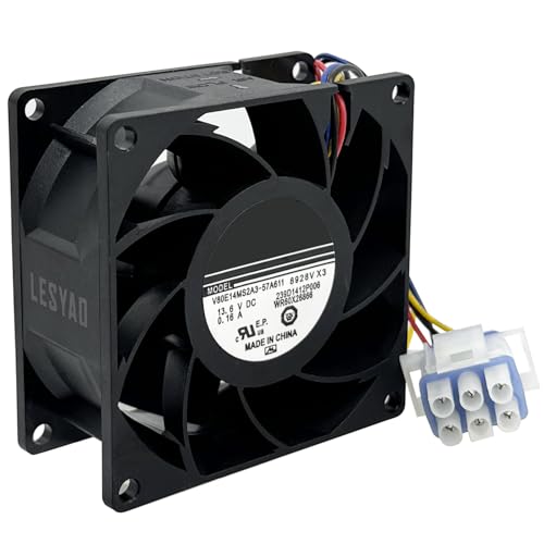 LESYAO Upgraded WR60X26866 Refrigerator Evaporator Fan Motor Compatible with GE Refrigerators Replaces V80E14MS2A3-57A611 WR60X10341 WR60X26030 WR60X10356 WR60X10357 WR60X26033 WR60X24303