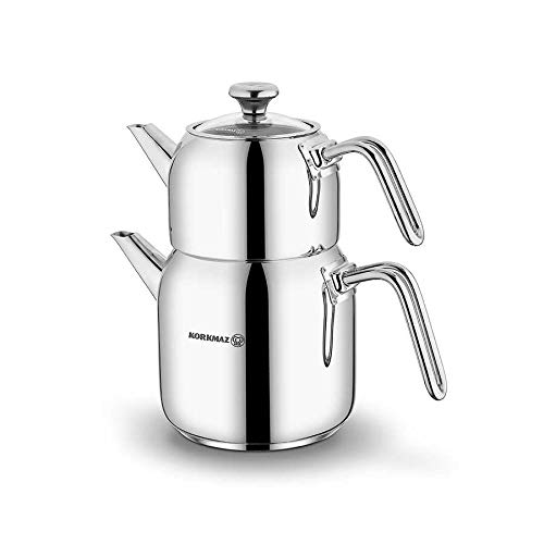 Korkmaz A5031 Alara Teekanne - Caydanlik Teekocher für türkischen tee Cover