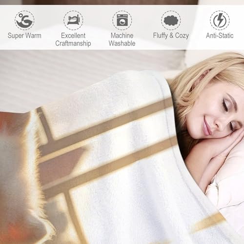 Couverture chien en flanelle douce lit canapé 140x180cm - 4