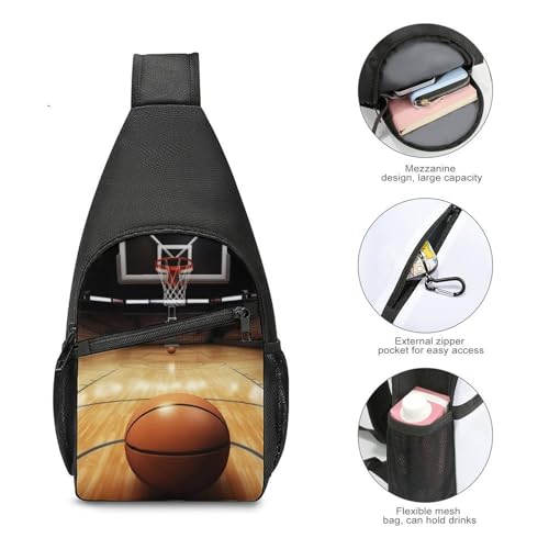 Mochila tipo bandolera casual para día y senderismo miniatura 5