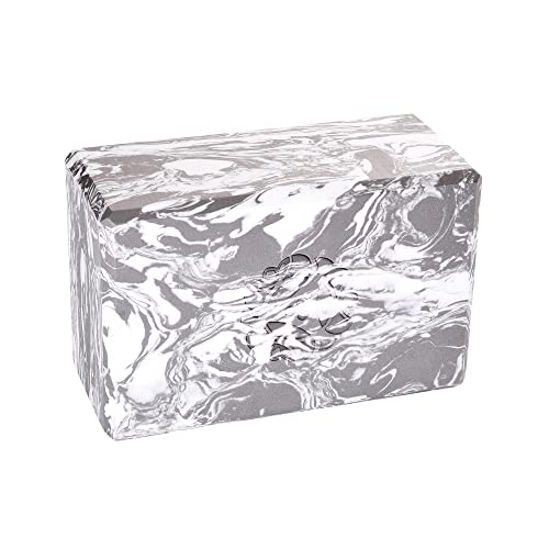 Image of Hugger Mugger 4 in. Foam Yoga Block - Strong and Stable, Beveled Edges for Comfort, Most Favored Block Size, Helps with Alignment and Support in Many Poses