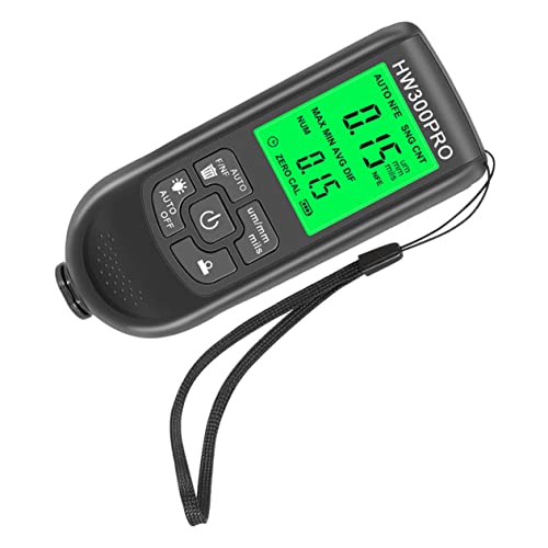 Cabilock Gauge Digital Car Coating Thickness Meter Paint Depth Gauge 1um Precision for Steel Aluminum Paintmeter