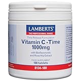 Lamberts Vitamin C-Time Release 1000milligrams 180 Tablets