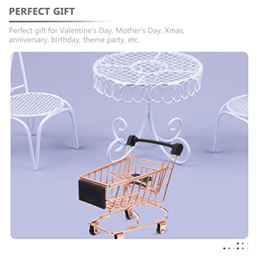 Kisangel 3 Pçs Mini Carrinho De Mão De Supermercado Mini Carrinho De Compras Carrinho Utilitário De