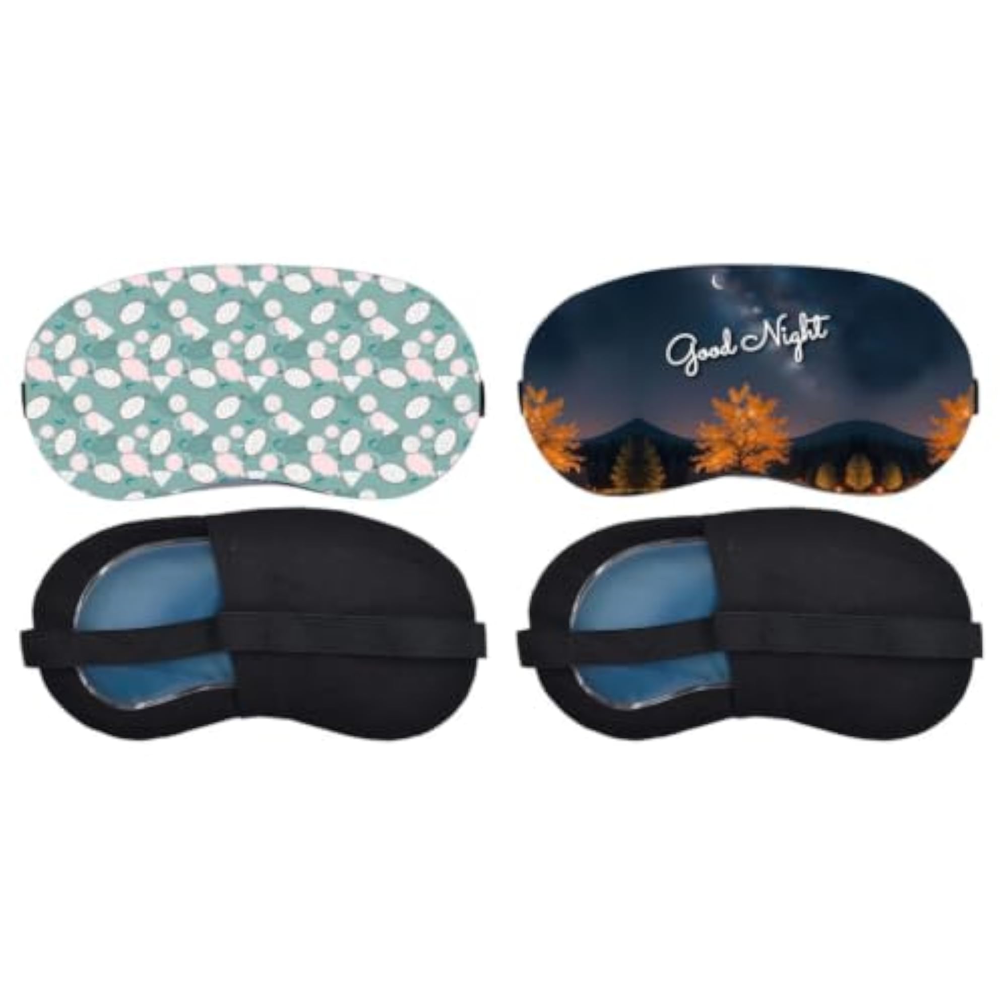 Light-Blocking Eye Cover for Sleeping, Reusable Blindfold