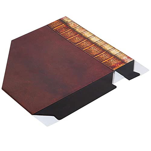 Bits And Pieces - Heavy-Duty File Organizer And Magazine Holder – Set Of 3 – Decorative Classic Books Themed Magazine Rack - 3" X 11" X 12 #TOP3