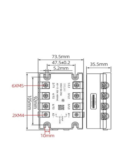 Relais statique triphasé CDG3-AA 20A pour contrôle de puissance AC direct - 3