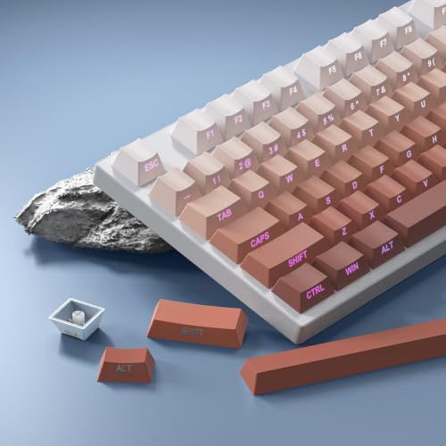 PBT �L�[�L���b�v 133�L�[ �`�F���[�v���t�@�C�� �J�X�^���L�[�L���b�v �T�C�h����t�H���g 2�F�ˏo���` Cherry MX�X�C�b�`�p ���J�j�J���L�[�{�[�h�A�N�Z�T���[ (�L�[�L���b�v�̂݁A�L�[�{�[�h�͕s��)