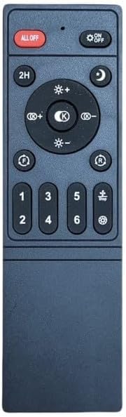 Ceiling Fan Light Remote Control Stepless Dimming Receiver Infrared 6-Speed Adjustment for Frequency Conversion Controller for AC110-265V LED Lights(Infrared Remote Control)
