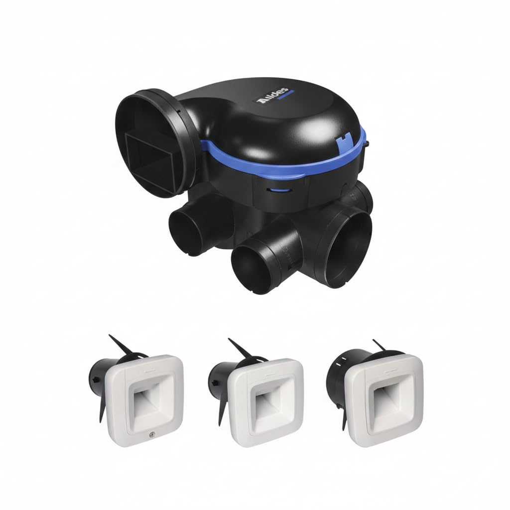 Kit VMC simple flux EasyHOME Hygro Premium MW' + Bouches BDH ELEC