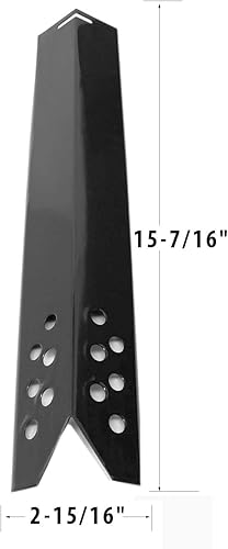 Miniatura 2 de Grill Parts Zone Placa de calor de acero de porcelana de repuesto para Fire King BG2824BP-L, Expert Grill BG2824B, BG2824BN, BG2824BP,