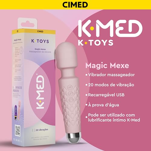 K-MED Magic mexe Massageador de silicone K-TOYS