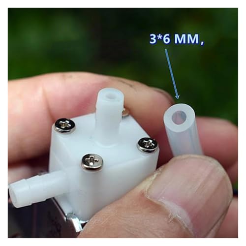 Microválvula solenoide DC 12V N/O normalmente abierta para control de flujo de agua y gas 4