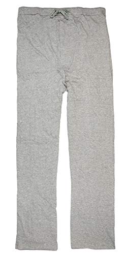 INTIMO Men's Solid Grey Heather Drawstring Pajama Pant2