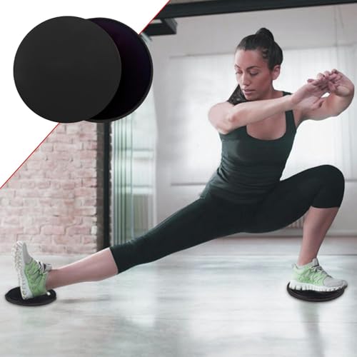 Exercise Sliders – 2 Basic Sliders, Fitness Slider Disc for Yoga Feet | Exercise Slides Discs Fitness Sliders Two Sided Sliders Exercise Sliders - Image 3