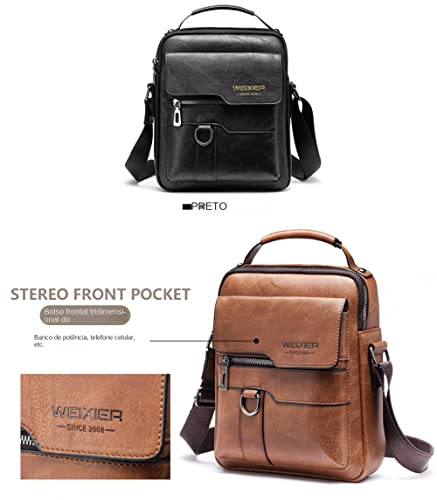 NUTOT bolsas masculina transversal bolsas masculinas casuais de negócios bolsas masculinas de ombro