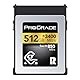 ProGrade Digital CFexpress 4.0 Typ B Speicherkarte für Kameras, optimiert für Express-Übertragung von Dateien und großen Speicher, 512 GB Gold-Serie
