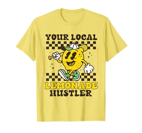 Lemon Stand Funny Lemonade Entrepreneur for Boys Girls Crew T-Shirt