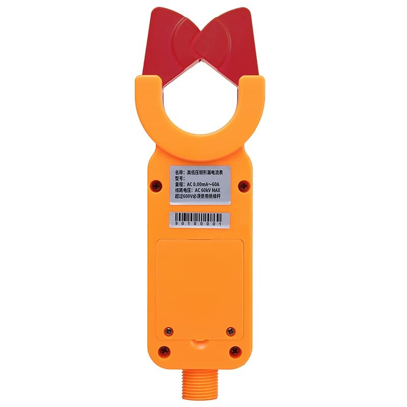 H/L Voltage Clamp Leakage Current Meter Tester AC Current Measurement with Measuring Current Range AC 0.00mA~60.0A Resolution 0.01mA