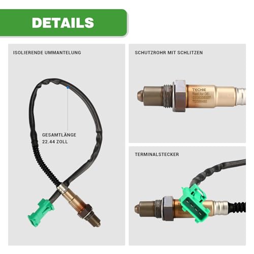 Sonde lambda TECHIE pour passage contrôle technique Peugeot 207 C4 - 2