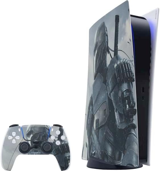 Skinit Decal Gaming Skin Compatible with PS5 Digital Edition Bundle - Officially Licensed DC Comics Arkham Origins Batman in Action Pose Design