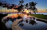 SPJOYSP peinture numero adulte kit de coloriage enfantpaysage naturel,coucher soleil,île,piscine,usa,hawaï,maui,16X20 inch