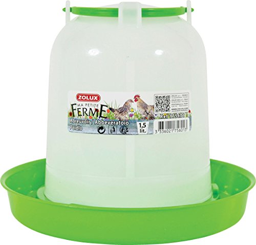 Zolux abbeveratoio Basso, Corto, in plastica per