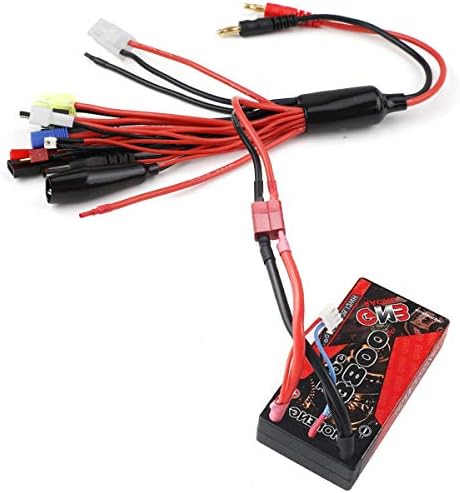 Makerfire 14 in 1 RC Battery Charger Multi Charging Lead Adapter Cable Different Plugs Battery Charger Cable (14 in 1)