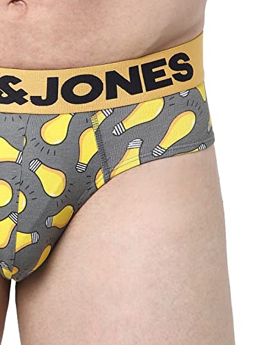 Image of Jack & Jones Men's Cotton Blend Printed Briefs