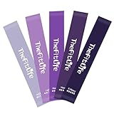TheFitLife トレーニングチューブ 筋トレチューブ フィットネスチューブ (紫色)
