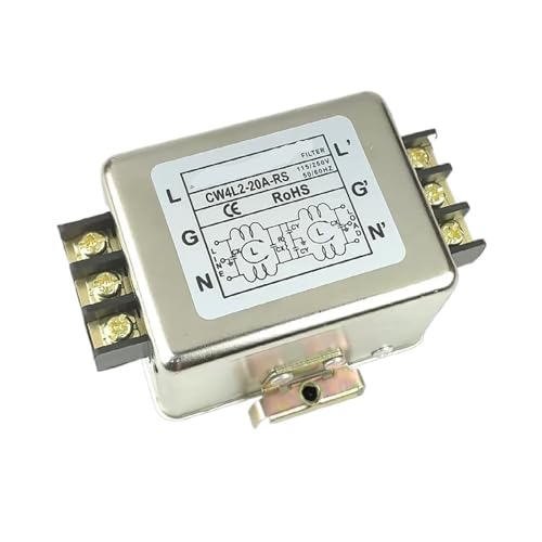 Filtro monofásico CW4L2-20A-RS elimina interferencias en AC220V