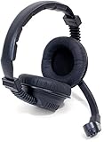 Williams Sound MIC 068 Heavy Duty Dual Muff Condenser Microphone Headset, Use with IC-2 Interpreter...