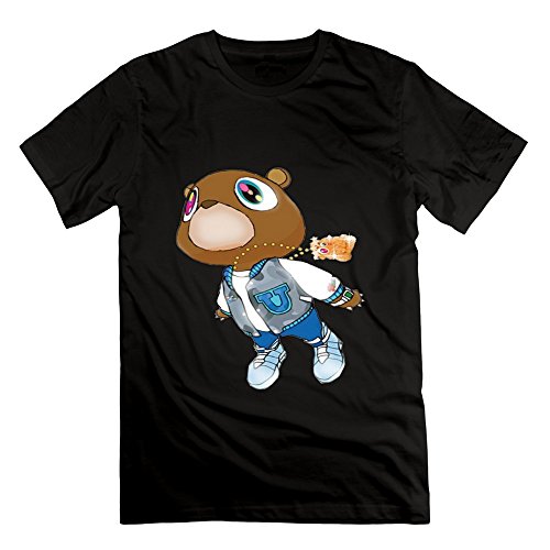 SYA Men's Kanye West Tee Large Black Cool