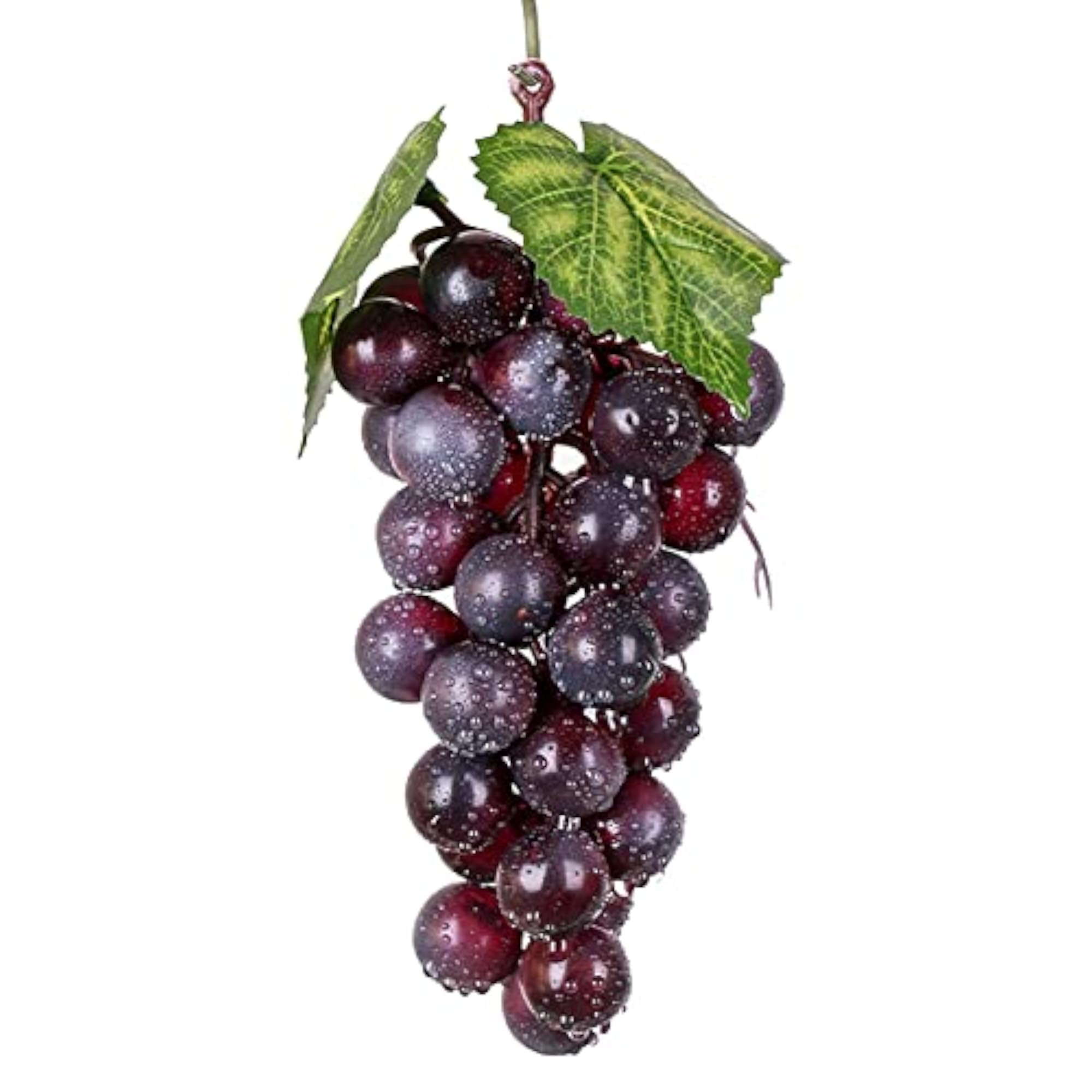 36 Grapes Artificial Mini Frosted Grape Clusters for Decor