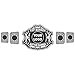 JILDISH Handcrafted Custom Championship Belt, 100% Genuine Leather Personalized Belt for Football, Boxing, Wrestling Title & Sales Events Award, Customizable World Champion Trophy Belts (2mm Brass)