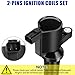 Set of 4 Ignition Coil Pack Fits for 2.0 2.3 2.5 L4 2003-2011 Ford Focus, 2005-2019 Ford Escape, 2010-2020 Ford Fusion, 2004-2005 Mazda 3 Mazda 6 Replaces# DG501 DG504 DG541 DG507 FD505