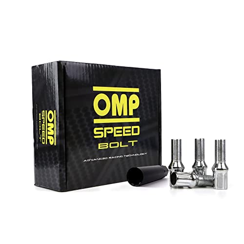 OMP Set 20 Tornillos Din 10.9 Llave 17/19 L: 27Mm, M14X1.25, Plata Cover