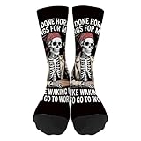 I've Done Horrible Things for Money Skeleton Humor Half...