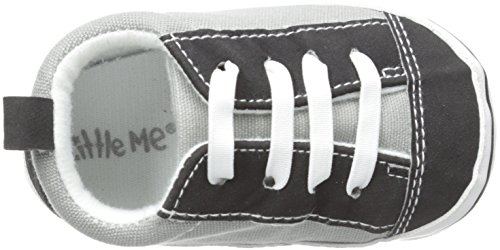 Little Me Baby-Boys Newborn Skate Shoe PU Suede with Lace Up Front3