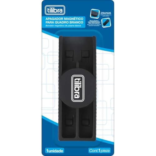 Tilibra - Apagador Magnético de Quadro Branco com Depósito