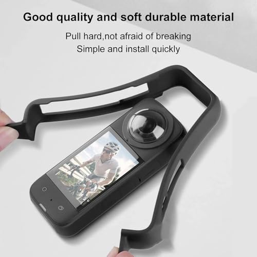 Image of Insta 360 X5 Plastic Protective Frame Case | Border Cover Cage for Insta 360 X5 | Anti-Fall, Anti-Scratch, Shockproof ABS Housing | Action Camera Accessories