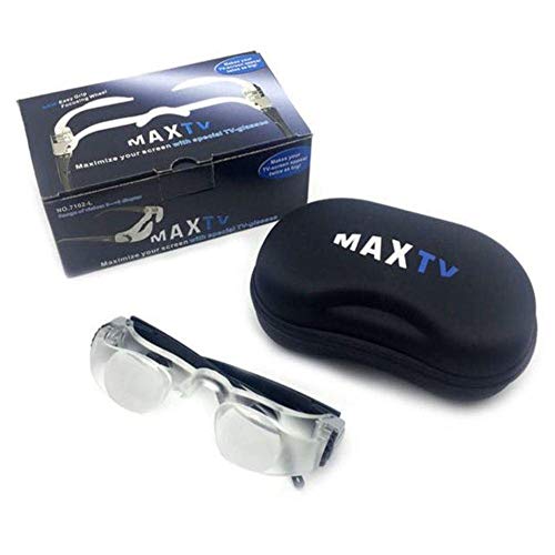 Oculos auxiliar max tv miopia ajustes ideal para tv amplificador de imagem