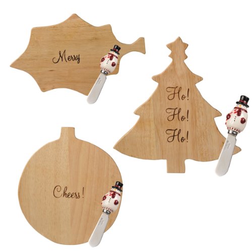 Buy Grasslands Road Winter Settings Ornament/Holly/Tree Message Cheese