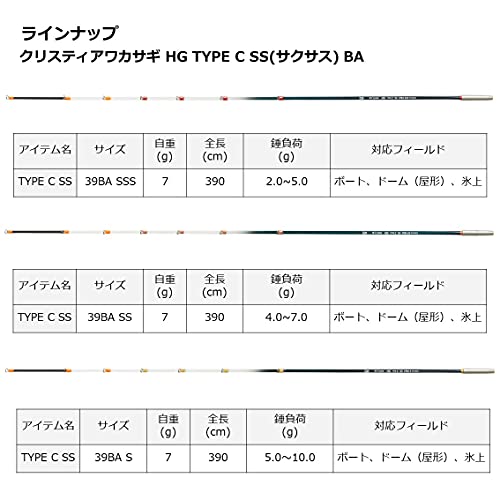 ダイワ(DAIWA) クリスティア ワカサギ HG TYPE C SS 39BA SSS 5枚目