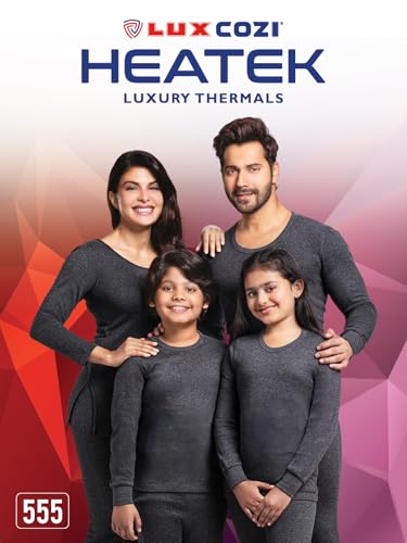 Image of Lux Cozi HEATEK Women's Ultra Soft Cotton 3 /4th Sleeves Thermal Top | Enhanced Flexibility | Deep Neck Ideal for Layering | Pack of 1