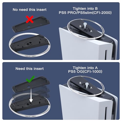 Vertical Stand Compatible with PS5 Slim & PS5 Pro – Sturdy Base and Secure Mount for PlayStation 5 Slim and Pro Consoles - Image 5