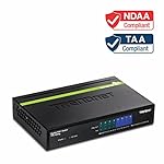 TRENDnet-8-Port-Gigabit-GREENnet-PoE-Switch-4-x-Gigabit-PoEPoE-Ports-Up-to-30-WattsPort-4-x-Gigabit-Ports-61-Watt-Total-Power-Budget-16-Gbps-Switching-Capacity-TPE-TG44G